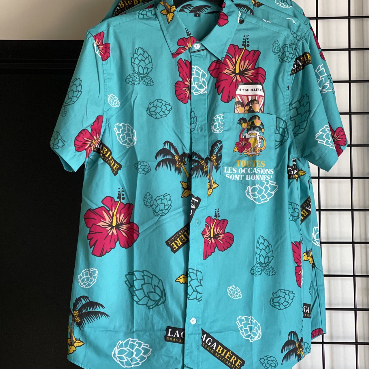 Chemise Hawaienne Turquoise