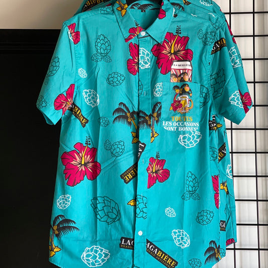 Chemise Hawaienne Turquoise