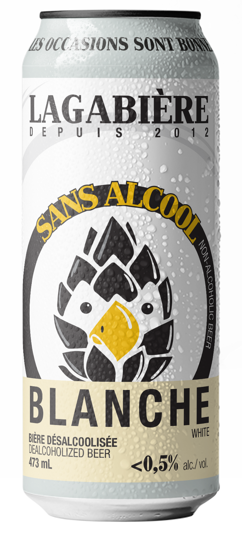 Caisse mix - Bières SANS ALCOOL - 12x473ML – Lagabière Brasserie Artisanale